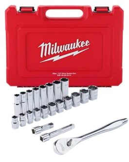 1/2″ DRV RATCHET & SOCKET SET – SAE 48-22-9410