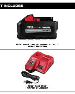 KIT – Cargador y Bateria X.C. 8.0 Amp 48-59-1880
